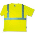 Ergodyne GloWear 8289 Class 2 Economy T-Shirt, Lime, 5XL 21509